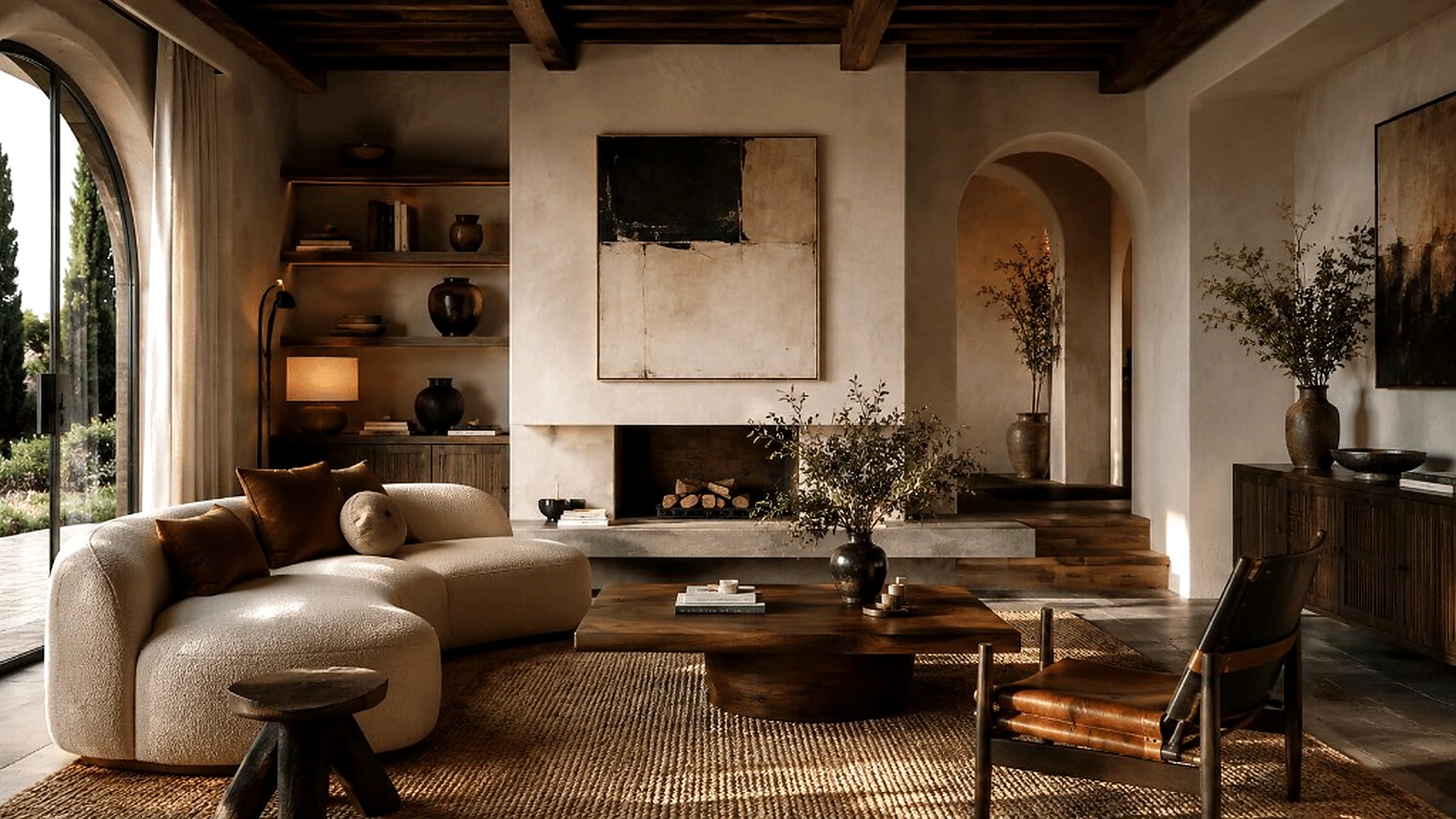 Mediterranean interior design project for a home in Girona