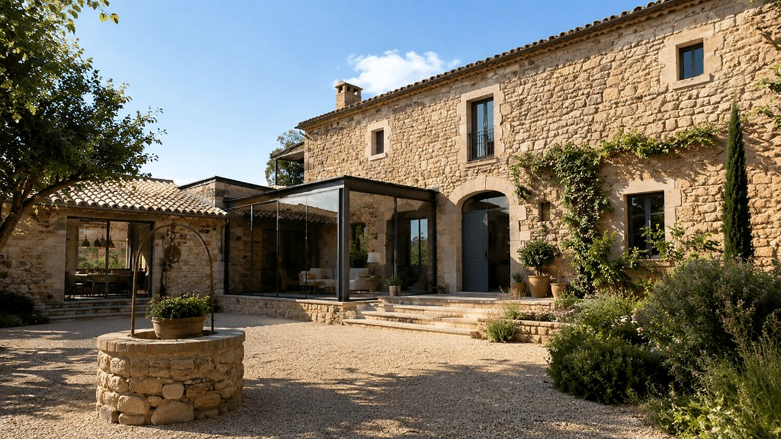 Rehabilitación de masía catalana de piedra en Girona